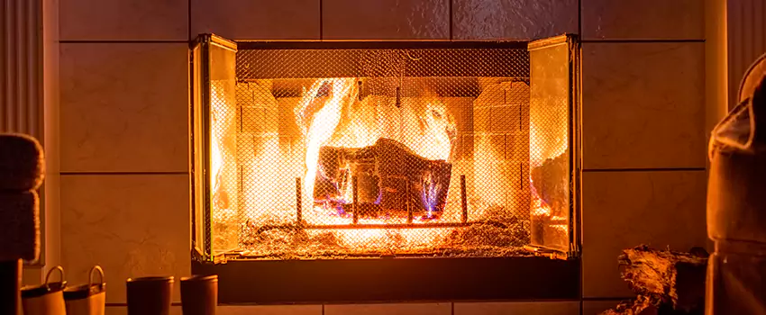 Mendota Hearth Landscape Fireplace Installation in Orinda, California