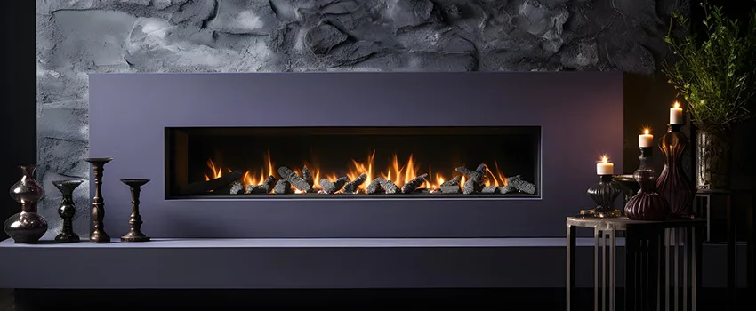 Ember Bed for Ventless Gas Fireplace in Orinda, CA